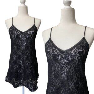 Cliche Sheer Lace Lingerie Slip Dress Size Medium